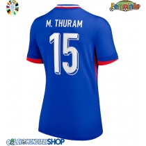 Maglie da calcio Francia Marcus Thuram #15 Prima Maglia Femminile Europei 2024 Manica Corta